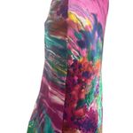 David's Bridal David’s Bridal Pink Floral Watercolor Mermaid Prom Dress Back Detail Size 1/2 Photo 7