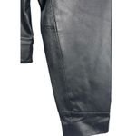 Women’s Sonnora Black Short Motorcycle Zip Genuine Leather Jacket XL Photo 5