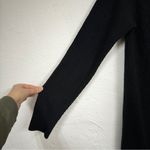 Abercrombie & Fitch Black Long Sleeve Sweater Dress Womens M Mini Fall Cozy Photo 4