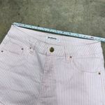 Stradivarius  coquette pink and white striped shorts Photo 1