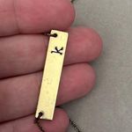 🤩4/$15🥳 k initial bar necklace Photo 2