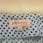 Philosophy  Women’s Polka Dot Blouse Size Large Photo 3