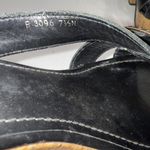 Brighton Vintage Y2K 90’s Millennial Wood Buckle Sandal Wedge Clogs 7.5N Photo 4