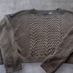 Alice + Olivia  Textured Knit Sweater in Brown size s/p Photo 0