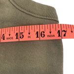 Everlane  French Terry Crop Jumpsuit Women M Khaki Elastic Waist Everyday Organic Photo 7