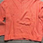 Banana Republic NEW Orange Mock Turtleneck Long Sleeve Oversized Sweater Size M Photo 0