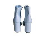 Madden Girl Glitter Fab Silver Shimmer Sparkly Boots 9M Photo 6