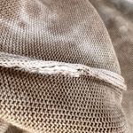 Tempo Paris Sweater Womens S/M Cream Brown Natural Tie Dye Relaxed Boho Chic Photo 11