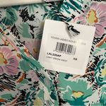 Lili Sidonio Sweet Daydreams Light Green Hirst Print Shirt Dress NEW XS Pink Photo 4