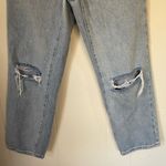 PacSun  high rise straight jeans light wash buttonfly distressed Women’s size 25 Photo 9