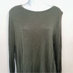 Old Navy  Luxe Green Long Sleeve Shirt size large Photo 5