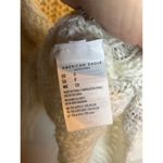 American Eagle White Crewneck Large Knit sweater Size Small Closet Staple Winter Photo 4