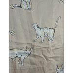 ZARA cat print silky ‘fashion pajama’ blogger favorite blouse top, size small Photo 8