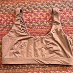 JOYSPUN TAUPE BROWN SCOOP NECK BRALETTE Size M Photo 0
