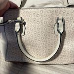 Guess  Cream Textured Satchel with Metal Hardware and shoulder strap Photo 2
