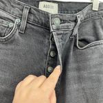 AGOLDE Nico Jeans High Rise Slim Virtue Wash Stretch Denim Black Grey Size 26 Photo 4