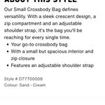 Levi's Stylish Cream Crossbody Bag Photo 9