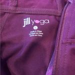 Jill Yoga Burgundy Hooded Jacket Photo 3