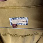 Pilcro  Anthropologie Yellow Utility Shirt Jacket with large buttons distressed Photo 2