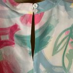 Mud Pie Women’s Painterly Pastel Eleanor Watercolor Two-Tiered Sleeveless Top S Photo 5