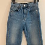 Veronica Beard  Taylor Wide Leg Crop High Rise Raw Hem Jeans Size 27 Photo 4