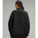 Lululemon Lightweight Bomber Jacket Cinch Hem Black Size XL NWT Photo 2