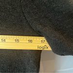 Madewell  Mockneck Puff Sleeve Knit Top Cracked Black Pepper Sz XS Photo 6