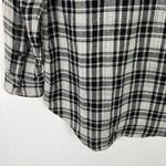 Madewell Ex-Boyfriend Shirt in Kemp Plaid Buttondown Top Black White Size XS GUC Photo 10