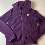 American Eagle  Purple Fleece Jacket Small Photo 0