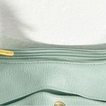 Stone Mountain Green Soft Leather Adjustable Strap Zipper Closure Shoulder Bag Photo 2