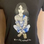 Y Q Fashion “Family Owned In” Tee Black Photo 3