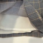 Babaton  Plaid Skirt Womens Size 2 Black White Photo 5