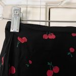 HVN Wiona Cherry Silk Slip Skirt Size 0 Photo 3