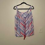 CAbi  Tassel Tank in Striped Rayon Style 5230 Size‎ Small Photo 2
