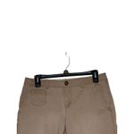 Old Navy  Women Shorts Low-Rise Flat Front Stretch 8"‎ in Chino Pocket Tan Size 6 Photo 3