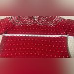 Liz Claiborne  Festive Red and White sweater Photo 2