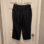 Ice 100% Silk Pants Vintage 90's Black Straight Leg Women's Size 14 NWT Beaded Photo 3