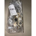 Retrofete Camille Gemstone Drop Earrings in Black Womens Dangle Crystals Photo 5