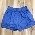 Bella Dahl  Blue Linen Shorts Women’s Small Photo 2