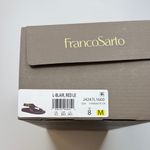 Franco Sarto Blair Red Leather Sandal- Size 8M Photo 4