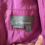 Anthropologie  lilac purple satin-like cut out mini dress Photo 4