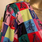 Deep plunge neck colorful bodysuit size L Size L Photo 2