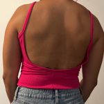 Lulus hot pink low back bodysuit Photo 2
