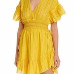 Saylor Adrianne Dress in Yellow Mini Sundress Size Small Photo 2