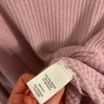 Mudd Waffle Knit Pink Sweater Photo 4