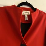 Joseph Ribkoff  Women's Red Ponte Asymmetrical Swing Jacket Blazer Size 6 Photo 3