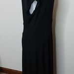 AB Studio black short sleeve dress size med/ large Photo 4