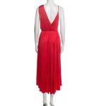 Rebecca Minkoff  Silk Red Midi Dress Flowy Shoulder Sexy Valentines Slip Date Photo 1