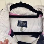 Joules Women's Navy Blue White Striped Deck Shirt Size US 10 Photo 4