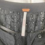 Free People Black Eyelet Cotton Madison Button Down Blouse Sz.L Photo 9